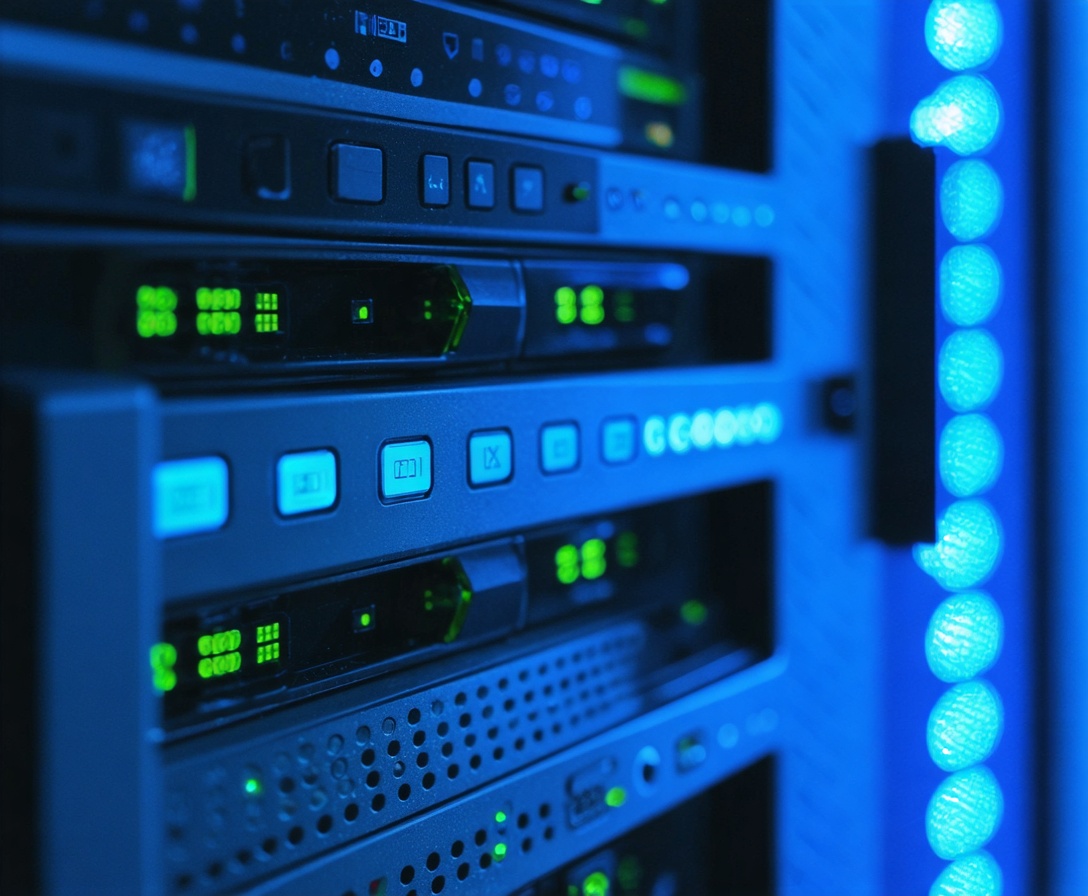 Современная серверная инфраструктура школы в Лонг-Бич, обеспечивающая работу ИИ-систем