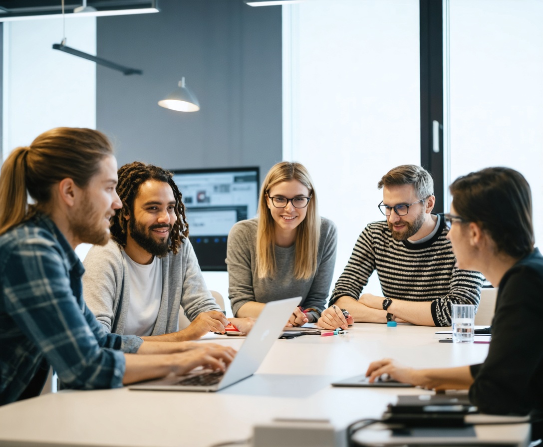 Группа учителей на практическом занятии по использованию нейросетей в классе